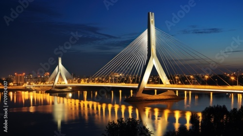 bridge in Novi Sad, Serbia.
