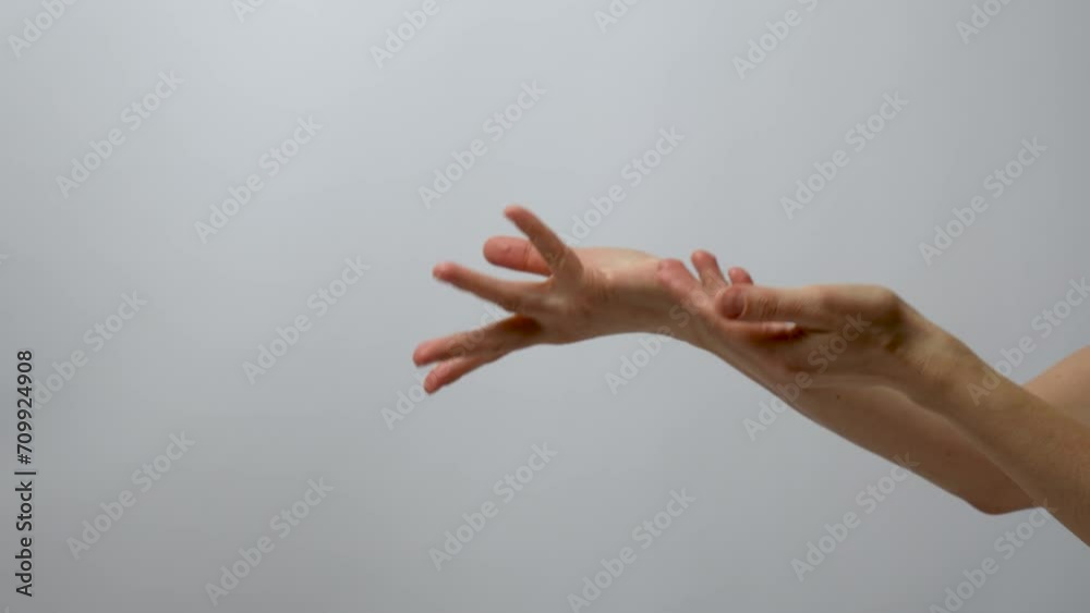 Woman hands gesturing dance, close-up. Female hands gesture Woman hands gesturing dance, close-up. Female hands gesture