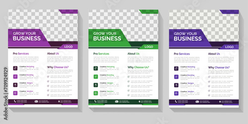 vector template design or business poster template design, perfect for creative professional business