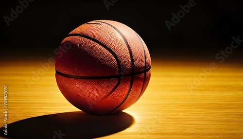 basketball ball on wood © Asma