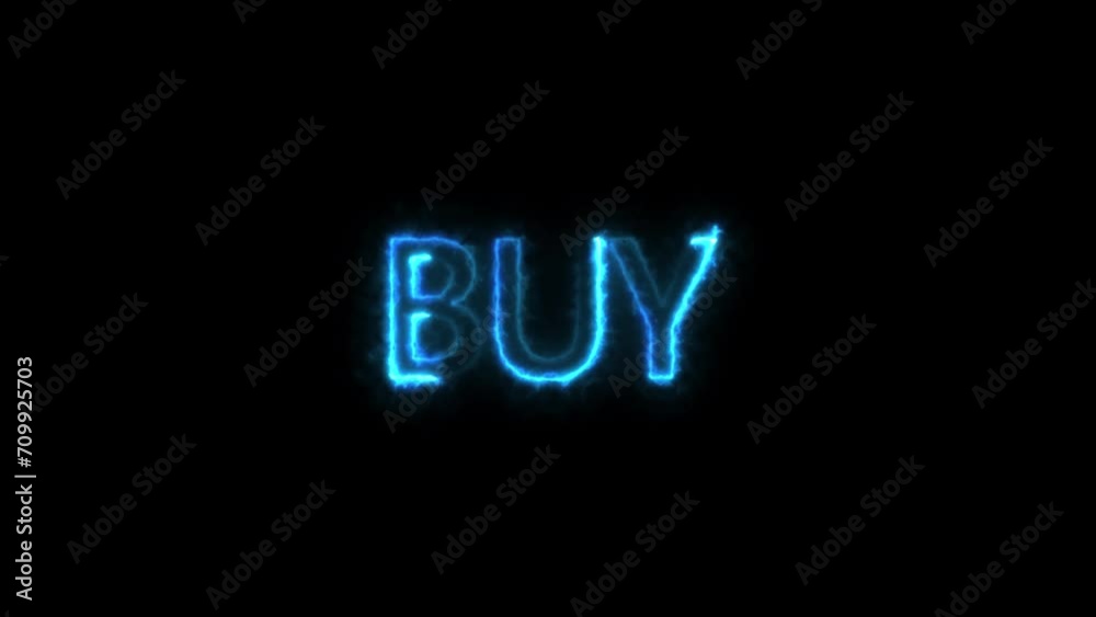 text animation buy now, Neon sign neon style of blue and red colors on a black screen. text animation buy now, Neon sign neon style of blue and red colors on a black screen.