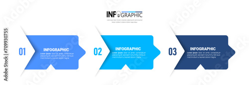 Presentation business infographic template vector.