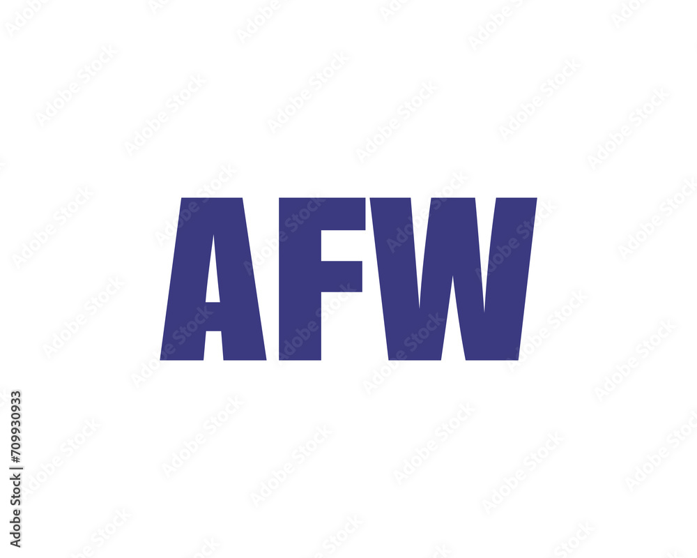 AFW LOGO DESIGN VECTOR TEMPLATE AFW LOGO DESIGN VECTOR TEMPLATE