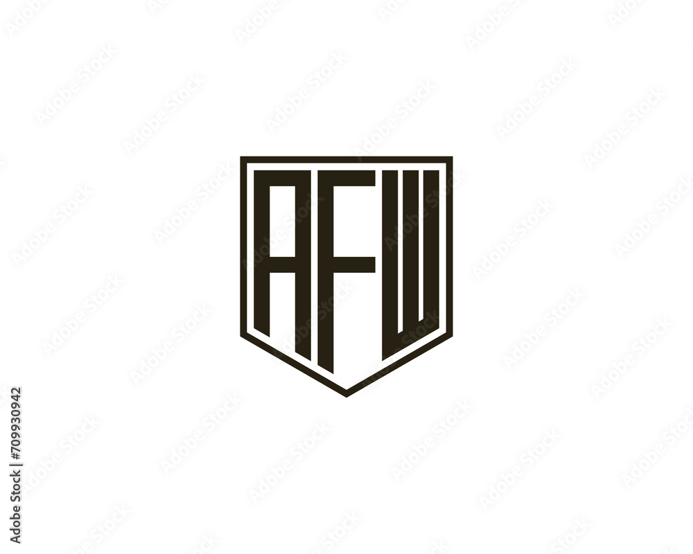 AFW LOGO DESIGN VECTOR TEMPLATE