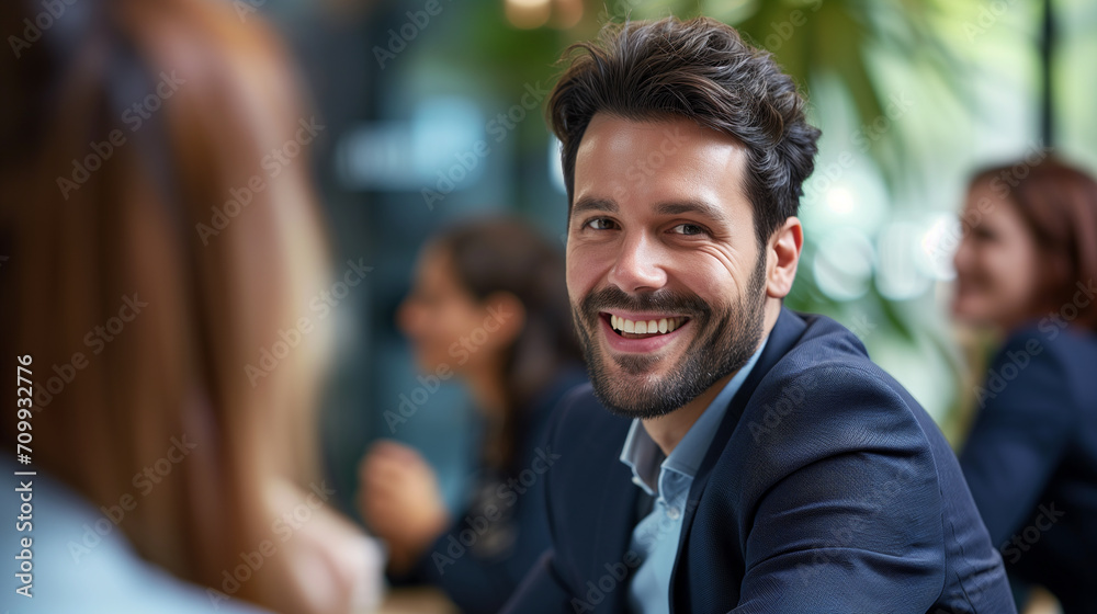 Senior Male Executive Smiling Senior Male Executive Smiling