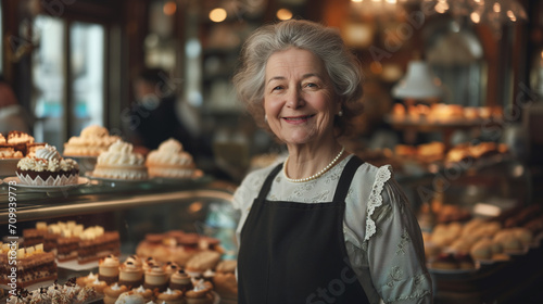  Old Lady Pastry Shop Owner Portrait
