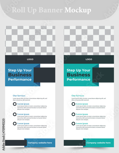Roll up banner design template design,advertisement