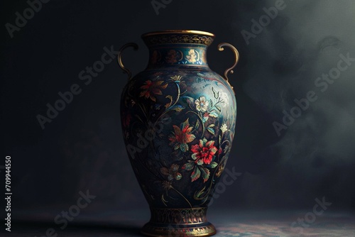 A simple European vase ultrarealistic photorealistic