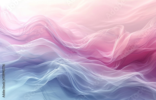 abstract pc desktop background with soft waves and lines in pastel colors.