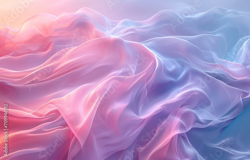 abstract pc desktop background with soft waves and lines in pastel colors.