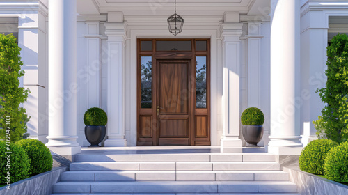 entrance to the palace, trendy front door decor 
