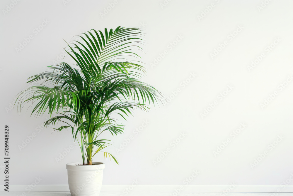 palm tree leaves on a white palm tree leaves on a white