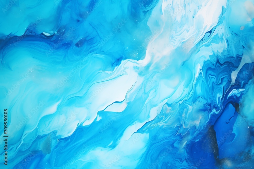 Fluid Blue Abstract Background with Texture for Wallpaper, Design, and Creative Projects