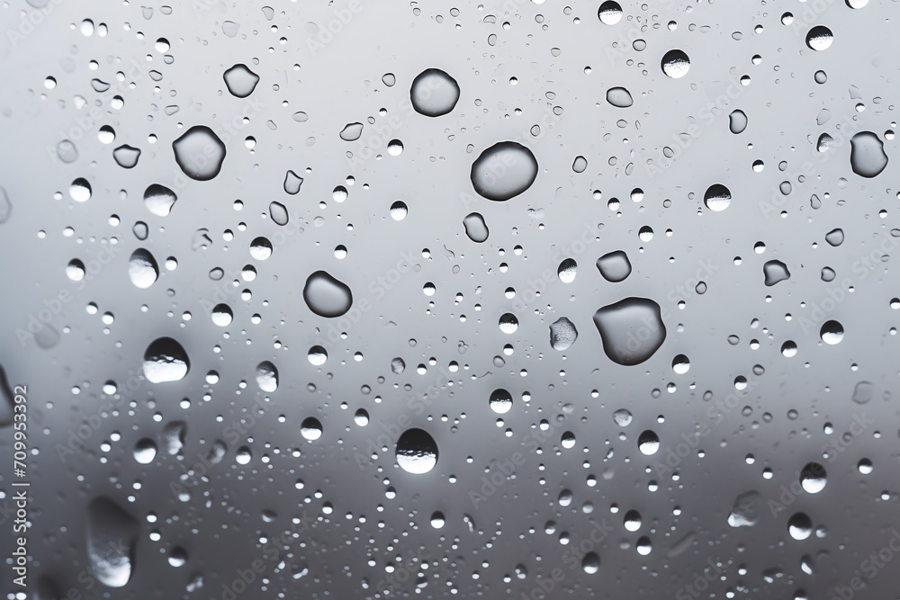 Moisture beads on a neutral backdrop.