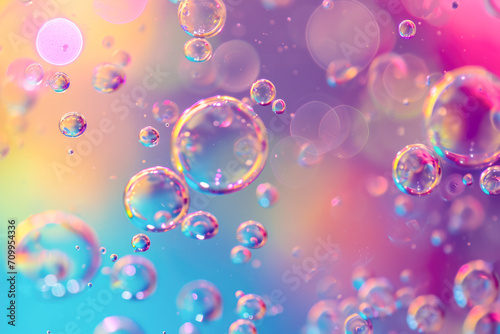 Abstract Desktop Background with Bubbles 