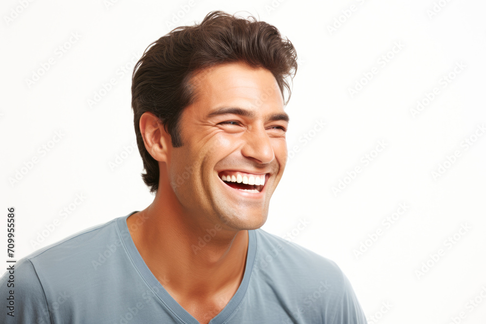 a closeup photo portrait of a handsome old mature man smiling with clean teeth. for a dental ad. guy with fresh stylish hair and beard with strong jawline. isolated on white background a closeup photo portrait of a handsome old mature man smiling with clean teeth. for a dental ad. guy with fresh stylish hair and beard with strong jawline. isolated on white background