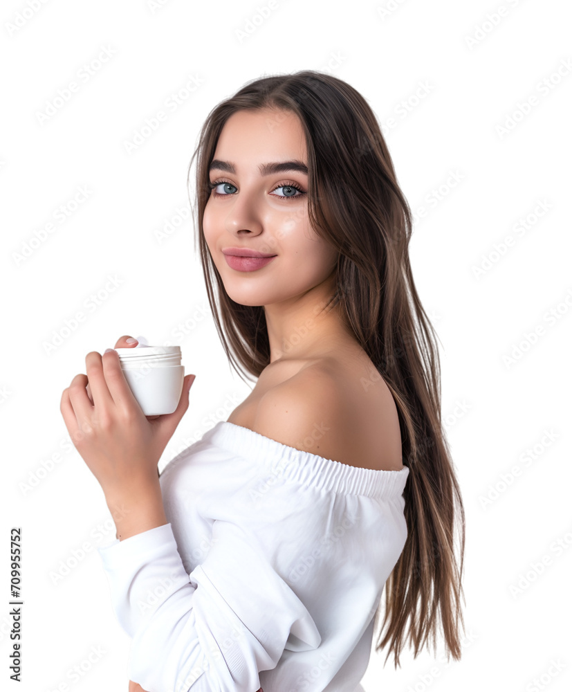 Beautiful woman, cute, model, transparent background Beautiful woman, cute, model, transparent background