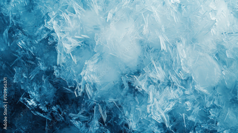 Obraz premium frozen water background