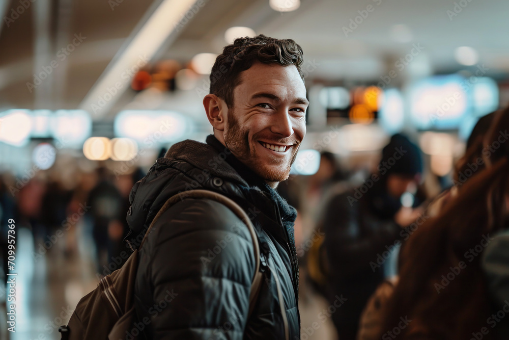 man at the airport man at the airport