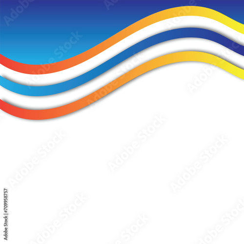 Abstract wave background vector design 