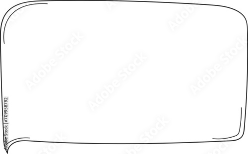 Hand drawn bubbles illustration on transparent background.
