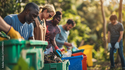 Acción Comunitaria: Voluntarios Comprometidos con el Reciclaje