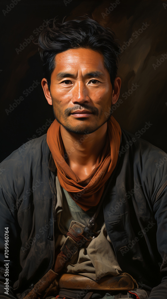Asian Man Portrait