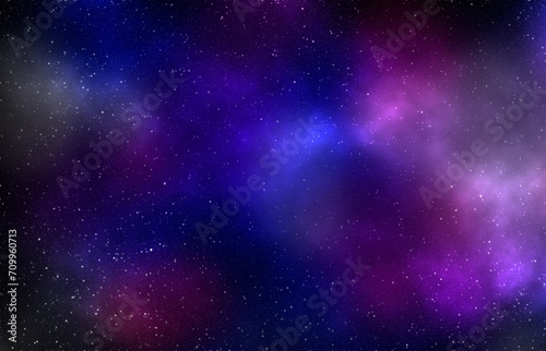 Planets and galaxy, science fiction wallpaper. Beauty of deep space. Billions of galaxies in the universe Cosmic art background. 3D illustration