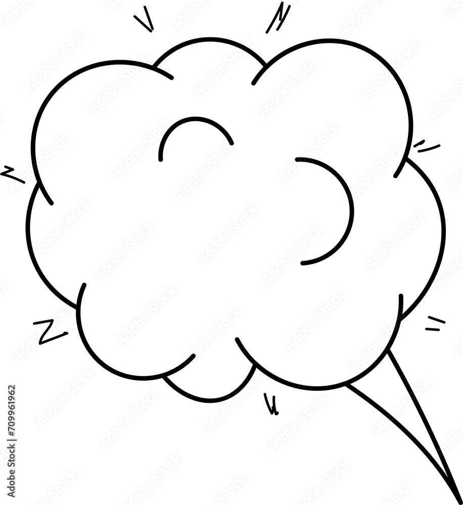Hand drawn bubbles illustration on transparent background. Hand drawn bubbles illustration on transparent background.