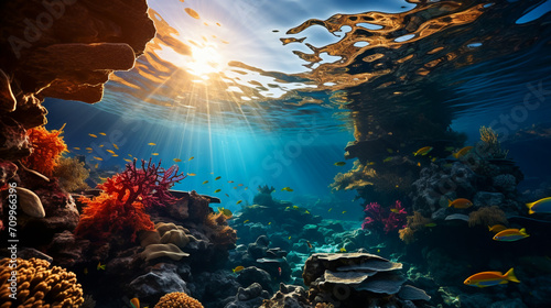 Enchanting Mediterranean Coral Oasis photo