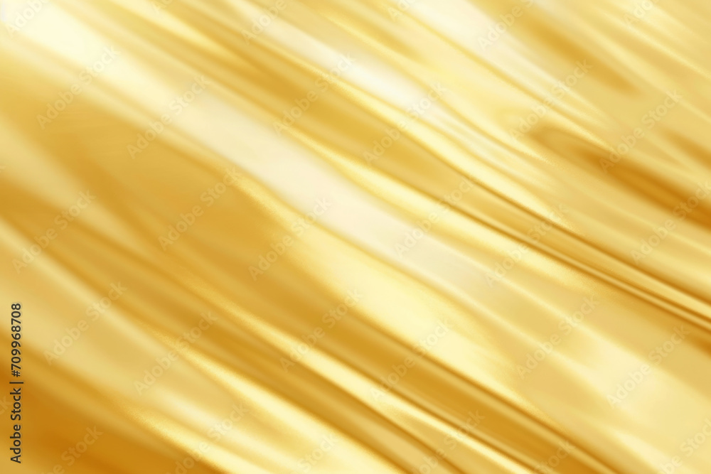 smooth, golden satin texture with soft light reflecting off the rippling surface.