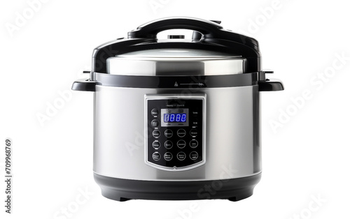 Electric Pressure Cooker Isolation Isolated on Transparent Background PNG.