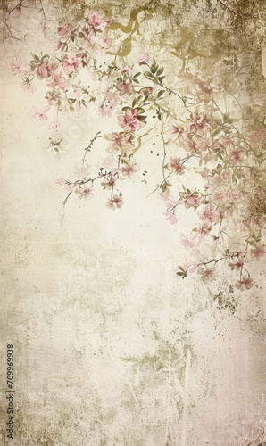 Vintage floral backgrounds for scrapbooking  © reddish