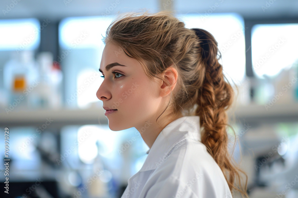 Woman working in a lab Woman working in a lab
