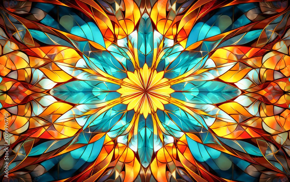 colorful vivid abstract kaleidoscope pattern colorful vivid abstract kaleidoscope pattern
