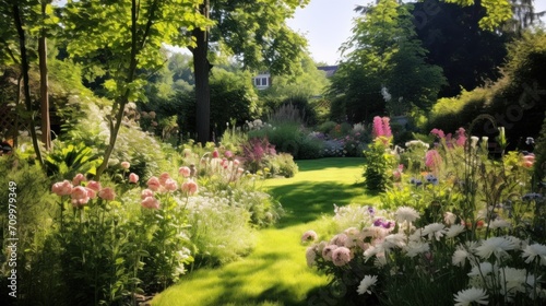 Beautiful summer garden 