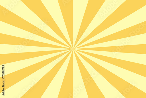 Coral Sun rays Retro vintage style on white background, Sunburst Pattern Background. Rays. Summer Banner illustration