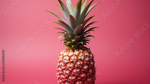Pineapple pink background UHD wallpaper