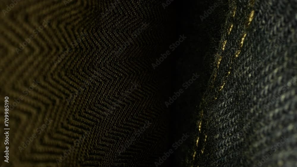 Denim jeans fabric close up shot, out of pocket Denim jeans fabric close up shot, out of pocket