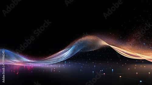 Abstract hi tech. Abstract digital background. Wave abstract liquid background. Fabric background. Gradient background. Ai	
