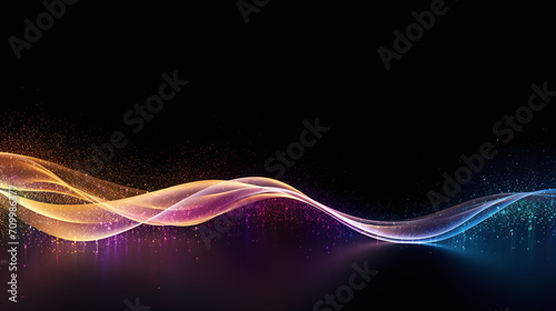Abstract hi tech. Abstract digital background. Wave abstract liquid background. Fabric background. Gradient background. Ai	
