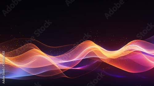 Abstract hi tech. Abstract digital background. Wave abstract liquid background. Fabric background. Gradient background. Ai	
