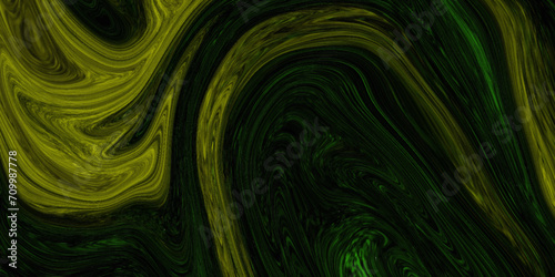  Abstract liquify liquid liquified background. Green with black colors in marble abstract background texture. Digital artwork creative graphic design.