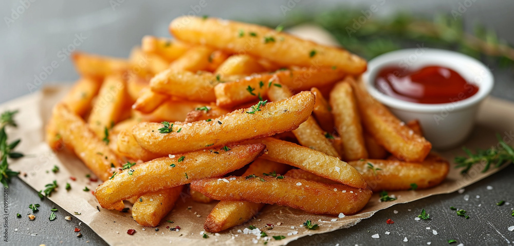 chicken nuggets with fries