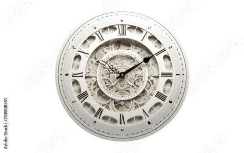 Luna Pulse Wall clock, 3D image of Luna Pulse Wall clock isolated on transparent background.