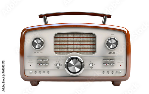 Modern Radio isolated on transparent background.