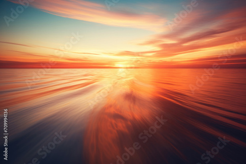abstract and unfocused sea landscape