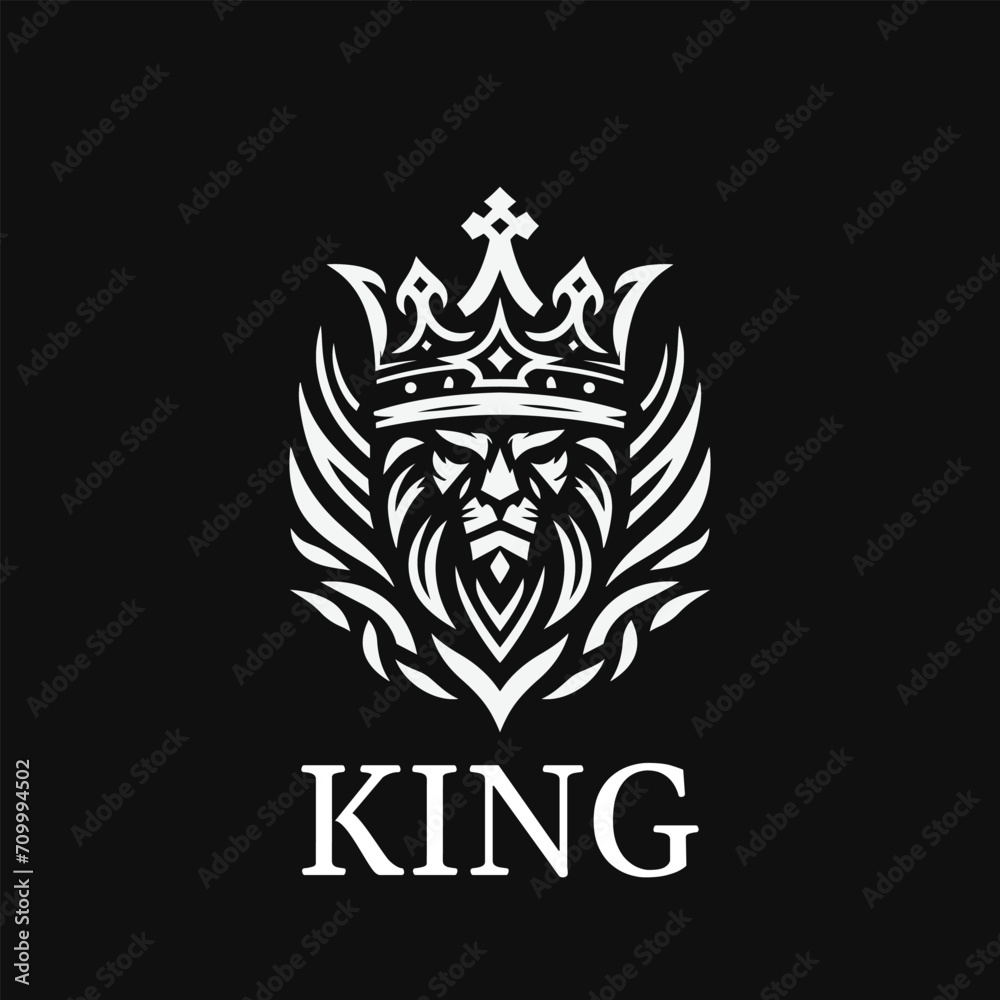 The Crown Lion King logo is a powerful symbol of strength and leadership. Get the vector illustration template now! The Crown Lion King logo is a powerful symbol of strength and leadership. Get the vector illustration template now!