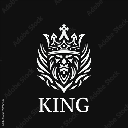  The Crown Lion King logo is a powerful symbol of strength and leadership. Get the vector illustration template now!