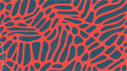 Modern colorful design. Colourful shapes abstract seamless pattern. Wavy stripes pattern. Background landscape and line colors.